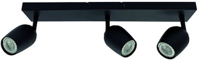 Trova Opbouwspot 3-lichts balk zwart kantelbaar - Modern - Freelight