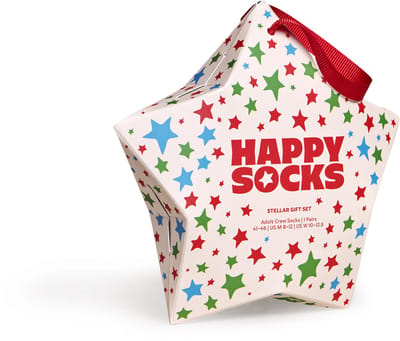 Happy Socks unisex giftbox sokken stellar multi