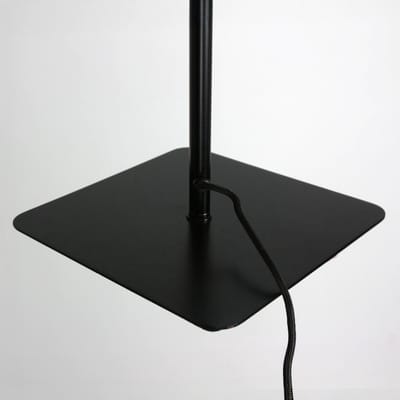 Vloerlampen Lumo 4608ST - Eigentijdse tweelichts leeslamp van metaal en elektronica, hoogte 125 cm, met draaibare en kantelbare stalen accenten - Mexlite