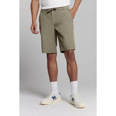 No Excess Short Chino Garment Dyed Light Weight Stretch Dark Moss Maat: XL | Korte Broeken Outlet | Heren | Bruin