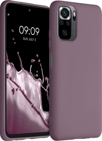 kwmobile telefoonhoesje geschikt voor Xiaomi Redmi Note 10 / Note 10S - Hoesje voor smartphone - Back cover in druivenblauw