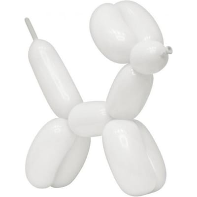 Ballons D4 - Tubes Italiens Blancs 01/ 100 Pcs.