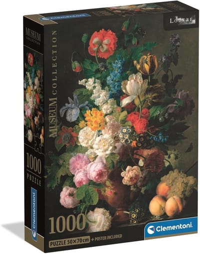 Puzzel 1000 stukjes kunst voor volwassenen - Van Dal bloemenvaas, 70 x 50 cm, cadeau-idee