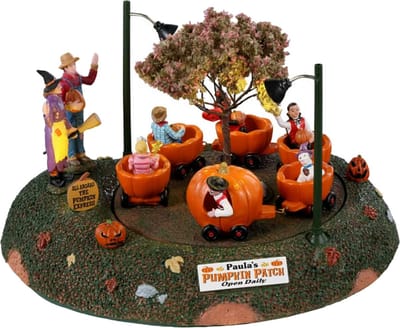 Spooky Town - Pumpkin Patch Train - Met Licht / Beweging
