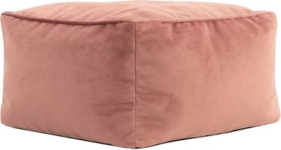 Paarse Fluwelen Poef, Bean Bag Hocker voor Woonkamer en Slaapkamer