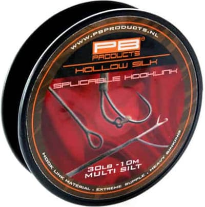 PB Products - Hollow Silk - Splicable Onderlijn Materiaal - 20 meter - Multi Silt