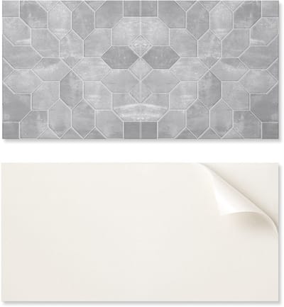 Zelfklevend vinylpaneel - Kantoorwanddecoratie 100x50 cm Zeshoekig mozaïekpatroon