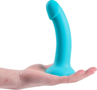 Banoch | Dildo Claes - groen | siliconen met zuignap | 17 cm lang | Ø 3,4 cm