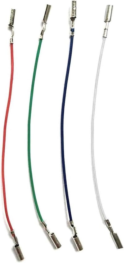 Phono Kabel Leads - Draaitafel Draden - Muziek Afspelen - Verzilverd Geleidend - 3 Stuks Set - Diverse Kleuren