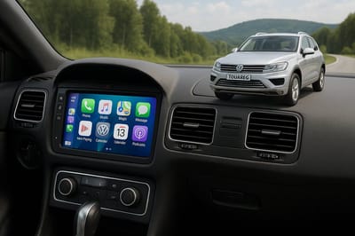 ADIVOX 9 inch T1 geschikt voor Volkswagen Touareg 2011-2017 Android 15 CarPlay/Auto/Wifi/RDS/DSP/DAB+