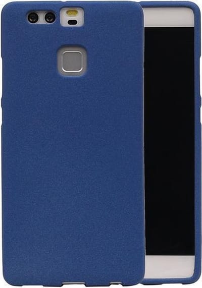 Blauw Zand TPU back case cover hoesje voor Huawei P9