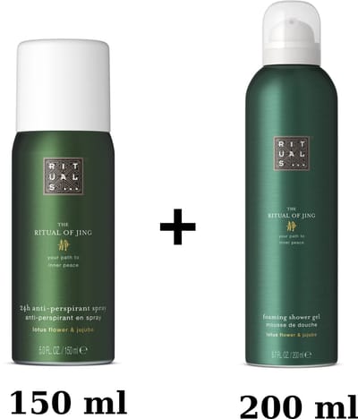 Rituals - Jing - Duo Set - Shower Gel 200 ml + Anti-Perspirant Spray 150 ml