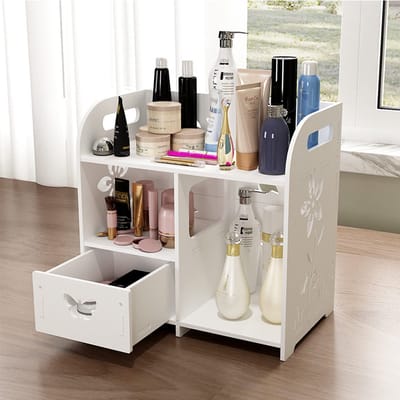 Unyqoos® Ruime Cosmetica Organizer met Lade voor Slaapkamer, Badkamer en Bureau