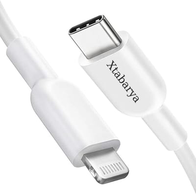 USB C naar 8 Pin kabel 1Meter - Wit | Geschikt voor Apple - iPhone oplader kabel