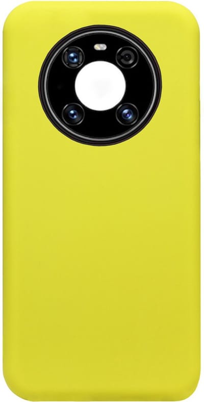 ADEL Siliconen Back Cover Softcase Hoesje Geschikt voor Huawei Mate 40 Pro - Geel