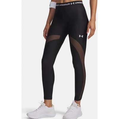 Under Armour HeatGear Mesh Tight Dames-zwart, wit