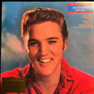 LP ELVIS PRESLEY - For Lp Fans Only(Translucent Blue V MOVLP3392BLUEVI Music On Vinyl 2024 Europa Rock brown