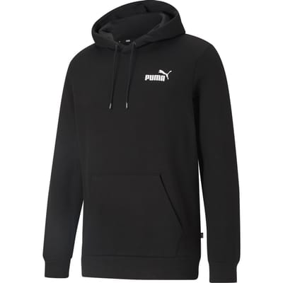 PUMA - Maat XL ESS Small Logo Hoodie FL Heren Trui - Zwart