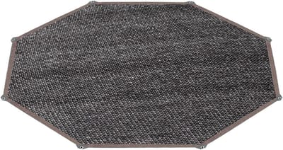Trampoline Zonnescherm - Trampolinehoes Schaduw - Buiten Spelen - Waterdicht Scheurbestendig - 12FT - Zwart