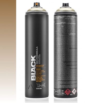 Montana BLACK EXTENDED 600ml Gold Chrome