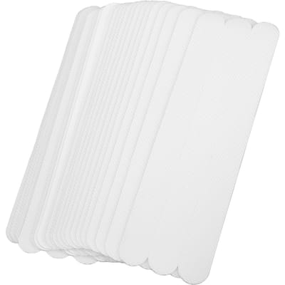 72 Stuks Antislip Sticker Transparant PEVA Waterdicht Sterke Grip Antislip Strips voor Trappen Vloer white