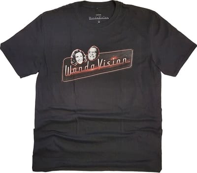 Marvel WandaVision - Red Logo Heren T-shirt - S - Zwart