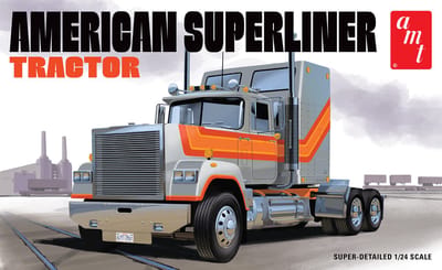 AMT Modelbouwpakket Militaire voertuigen - 1235 American Superliner Truck Plastic - 1:24 - Modelbouw