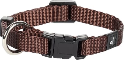 Flamingo Ziggi - Halsband Honden - Halsband Ziggi Bruin Xs 20-35cm 10mm - 1st - 124844 - 1st