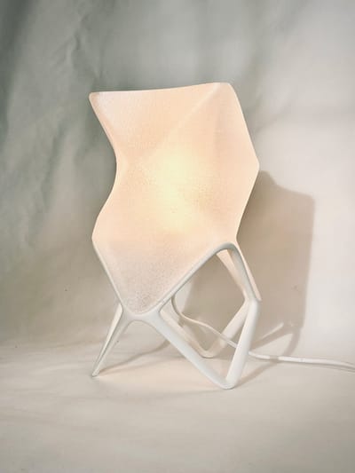 VELORIA™ Sculptural Tafellamp – Moderne Design Tafellamp – 3D Geprinte Designlamp – Warm Wit Sfeerverlichting – Inclusief LED Lamp