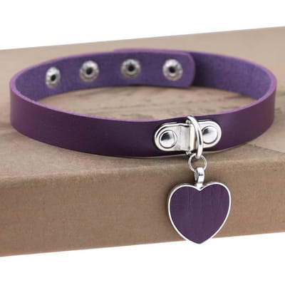 Emo Paarse Goth Punk Leren Choker Kettingen Vrouwen Mannen Harajuku Zwarte Klinknagel Metalen Ketting Ketting Halloween Cosplay Y2K Sieraden beige