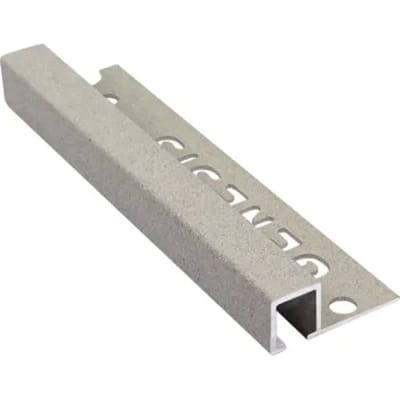 Genesis Hoekprofiel - Aluminium Grijs - 12x12mm 2,7m