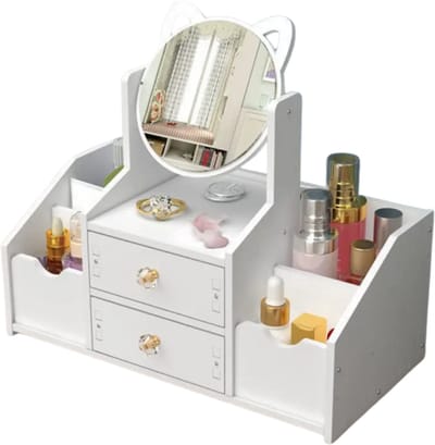 Nivard make Up Organizer - Koffer - Tas - Makeup - Lades - Skincare - Cosmetica - Wit