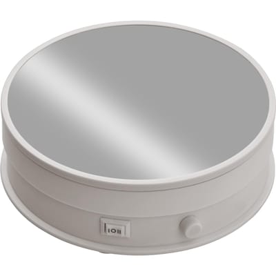 Andoer – support de plateau tournant pour écran miroir de 6 pouces, motorisé, rotatif à 360 degrés, 17-30S/R, réglable en continu blanc