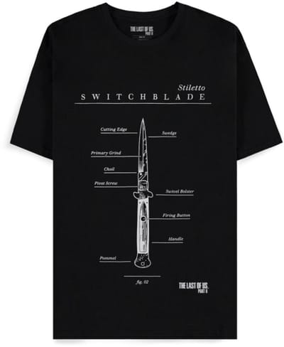 The Last Of Us Switchblade Heren T-shirt - zwart - S