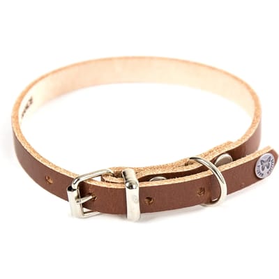 Leren halsband Martin Sellier