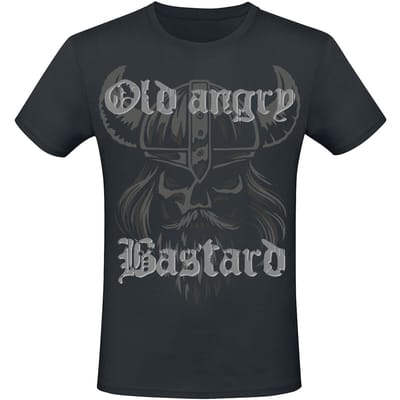 Sprüche - Fun T-shirt - Old Angry Bastard - M tot 5XL - voor Mannen - zwart