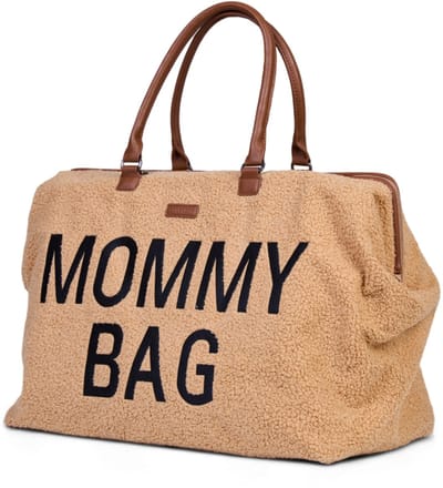 Childhome - Mommy Bag® Verzorgingstas - Teddy Bruin - Superzacht & Ruime Luiertas - 55 x 30 x 40 cm
