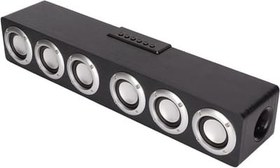 Bluetooth Soundbar - Draadloze Speaker - Muziek Streamen - Krachtige Bas - 1.57 Kilogram - Zwart