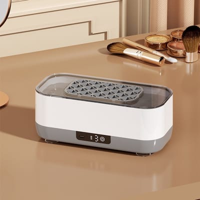 Ultrasoon Reiniger-Ultrasonic Cleaner-Reinigingsapparaat voor Sieraden en Brillen- ultrasoon apparaat voor brillen, horloges, sieraden, kunstgebitten, plastic - Ultrasoon brillenreiniger - Ultrasoon brillenreiniger - Draagbaar voor thuisgebruik