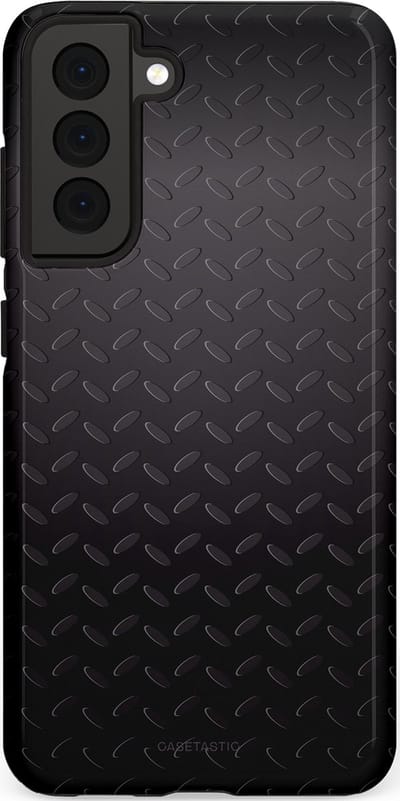 Casetastic Hoesje Geschikt voor Samsung S21 FE - Stijlvolle Beschermende Duo-layer Case - Geometaal