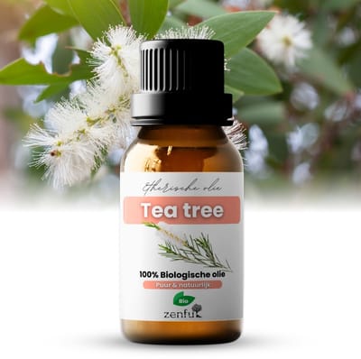Tea Tree Olie - 100% Puur - Bio - Etherische olie - Natuurlijk & Vegan - Tea tree oil - Diffuser - Aromatherapie - Australian - Huid - Gezicht - Kalknagel - 10 ml