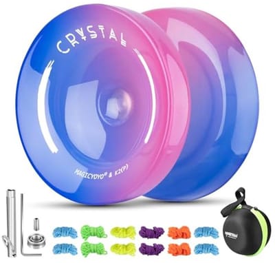 Yoyo voor beginners en kinderen - Responsive K2 Jojo met 12 snaren en opbergtas