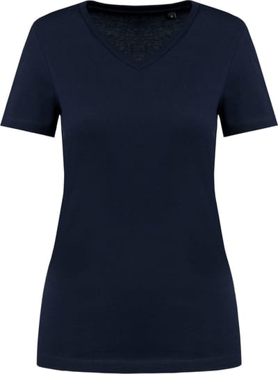 Kariban Premium Supima® dames-T-shirt V-hals korte mouwen PK305 - Deep Navy - XS