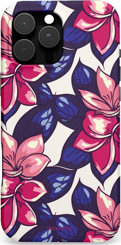 Casetastic Hoesje Geschikt voor Apple iPhone 16 Pro Max Magsafe - Stijlvolle Beschermende Duo-layer Case - Tropen paradijs
