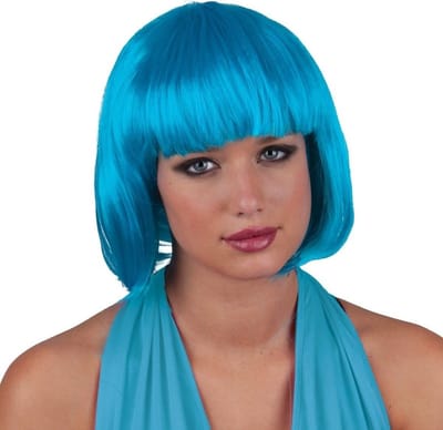 Bobline pruik sexy holly turquoise