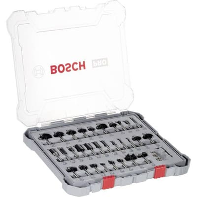 Bosch Accessories Freesset, 8 mm schacht, 30-delig Bosch Professional 2607017475