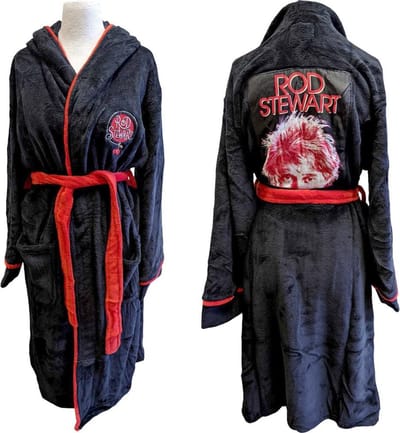Rod Stewart - Cherries Logo Badjas - S/M - Zwart