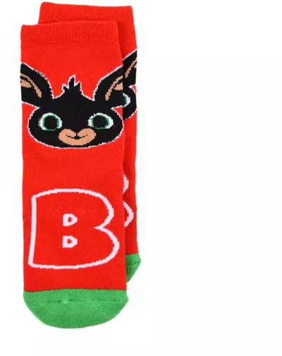 Bing Bunny Antislip Sokken – Rood/Groen – Maat 19/22
