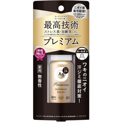 Shiseido - Ag Deo 24 Premium Deodorant Roll On Fragrance Free - 40ml