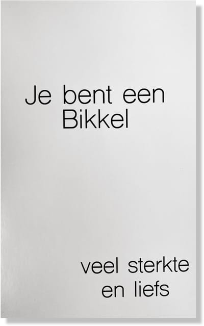 Je bent een Bikkel - Sterkte Wenskaart - 12x17cm - Gevouwen kaart inclusief envelop - Sterktekaart